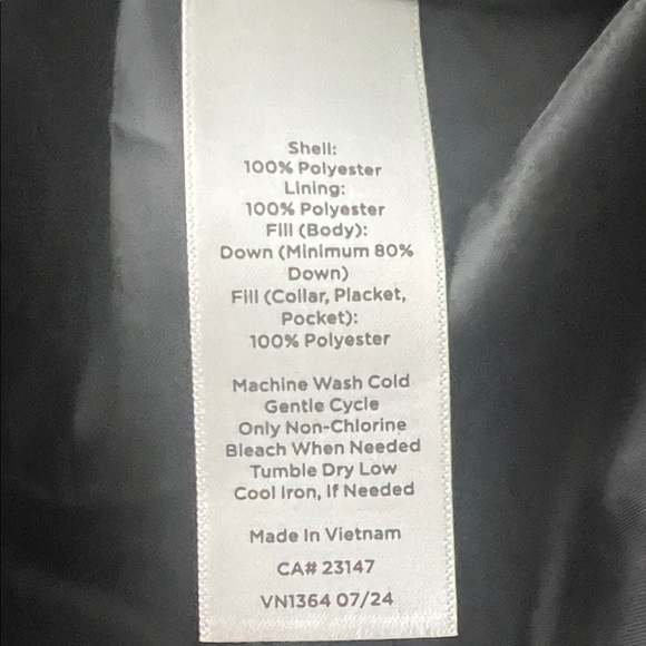 Talbots Black Vest with Gold Accents - Picture 12 of 12